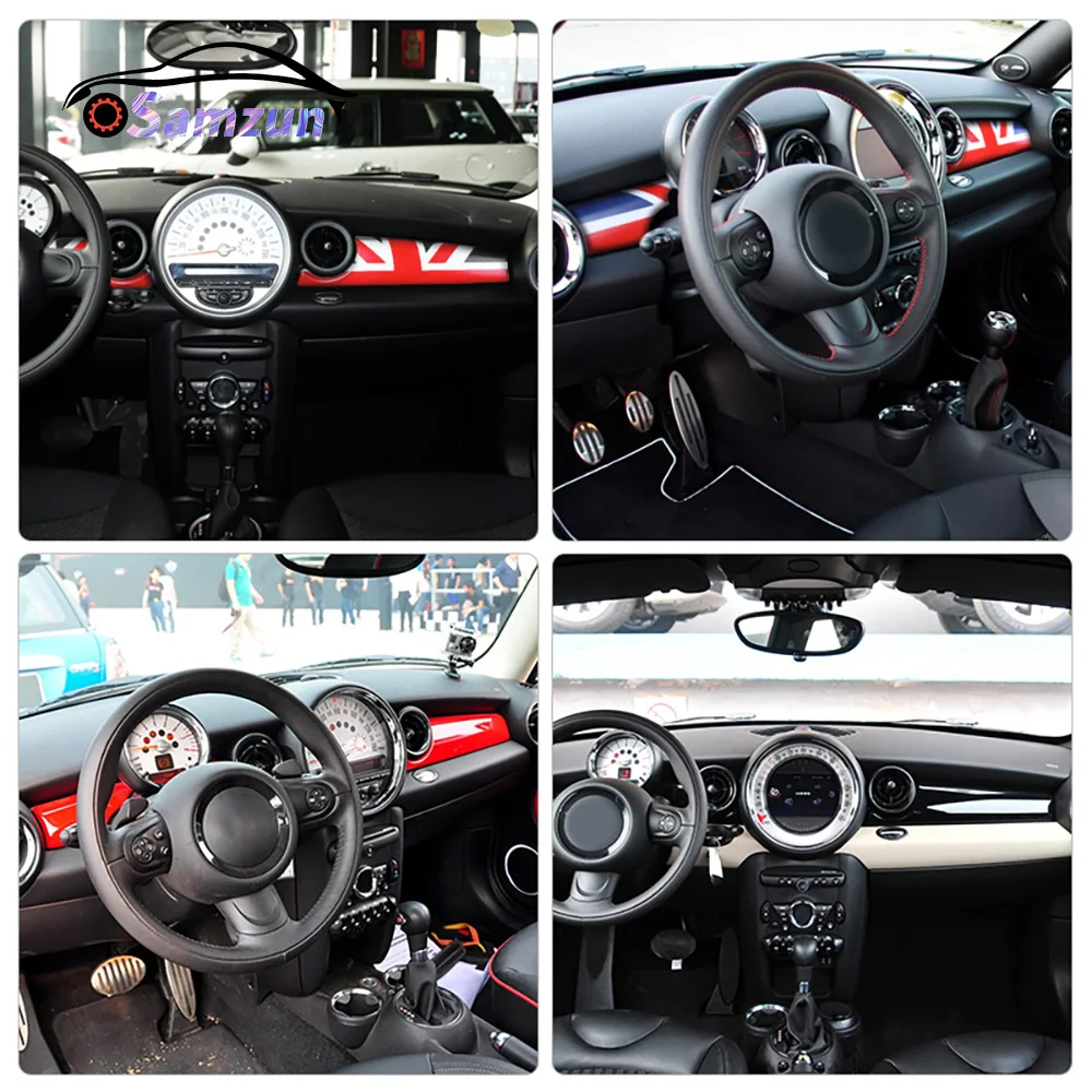 ミニMINI専用センターコントロールギアパネルR55 R56 R57適用シリーズ ダッシュボード用センターコントロールパネル,インテリア改造