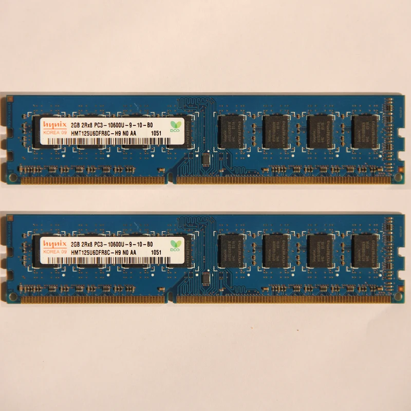 하이닉스 ddr3 데스크탑 ram 2gb 1333mhz 컴퓨터 메모리 DDR3 2GB 2Rx8 PC3-10600U-9-11-B1