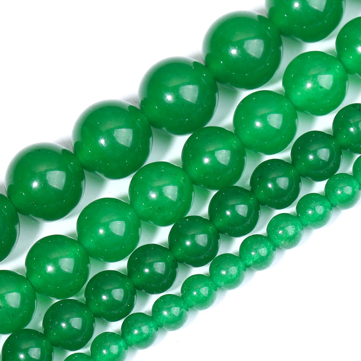 Malay Jade Natursteinperlen, Tianhe-Stein, runde lose Steinperlen für die Schmuckherstellung, DIY-Armband, Ohrringe, Zubehör – Detail 3