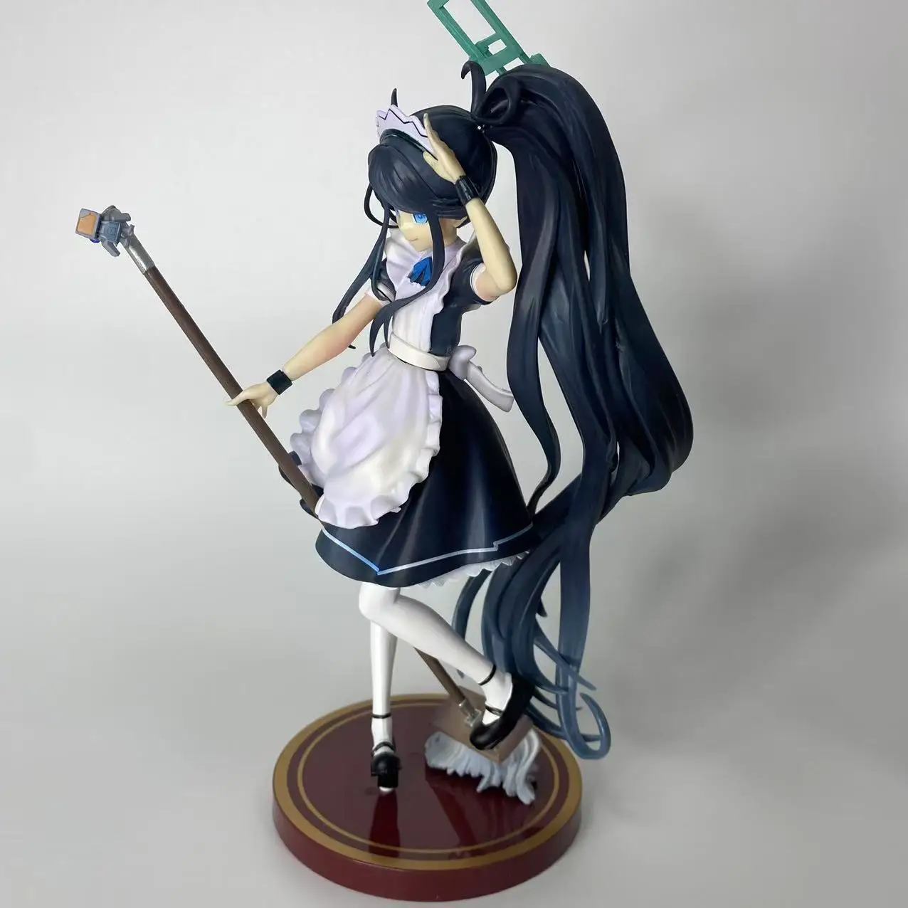 Hurtowy zestaw lalek w stylu anime, ręcznie robione urocze figurki dziewcząt z motywem szkolnym, z stylami pokojówki i podwójnego kucyka, kolekcjonerski model dekoracyjny dla fanów.