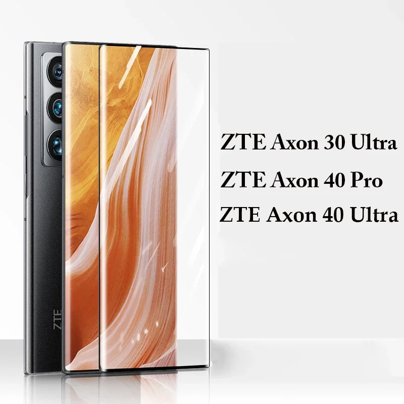 For ZTE Axon 40 Ultra Axon40 Pro 3D Screen Protector Tempered Glass For ZTE Axon 30 Axon30 Ultra Protective Glass Anti Scratchs