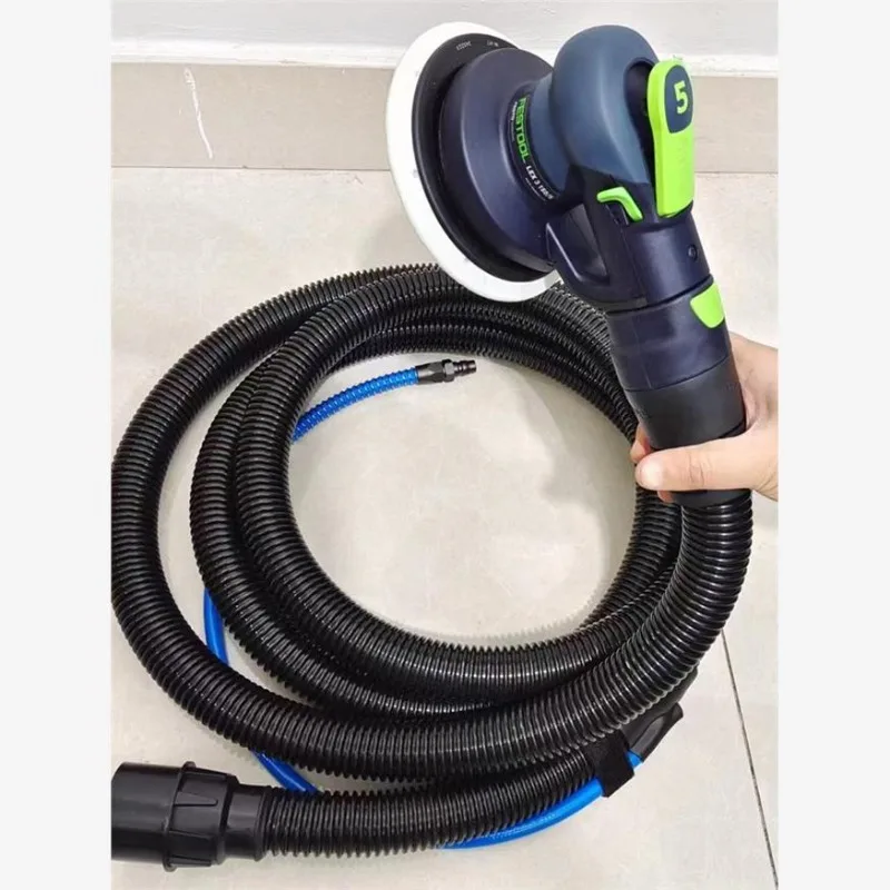 4M Flexible Air Hose Vacuum Dust Extractor Sander Hose Dual Purpose Tool Connector Dust Removal for Grinding Polishing