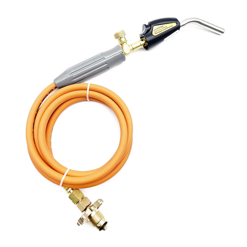 Handheld Propane Torch Liquefied Gases Welding Soldering Tool with Piezo Ignition Firepower Adjustment