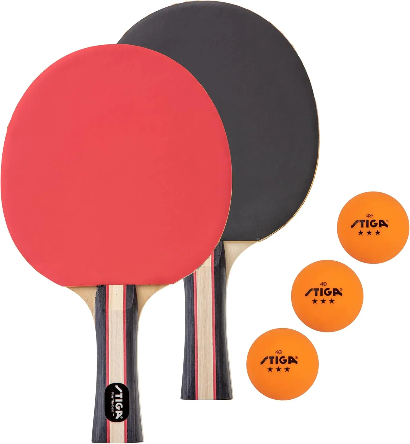 

Professional Table Tennis Set with USATT Approved Rackets, 3-Star Balls, and 5-Ply Blade for Skill Development
