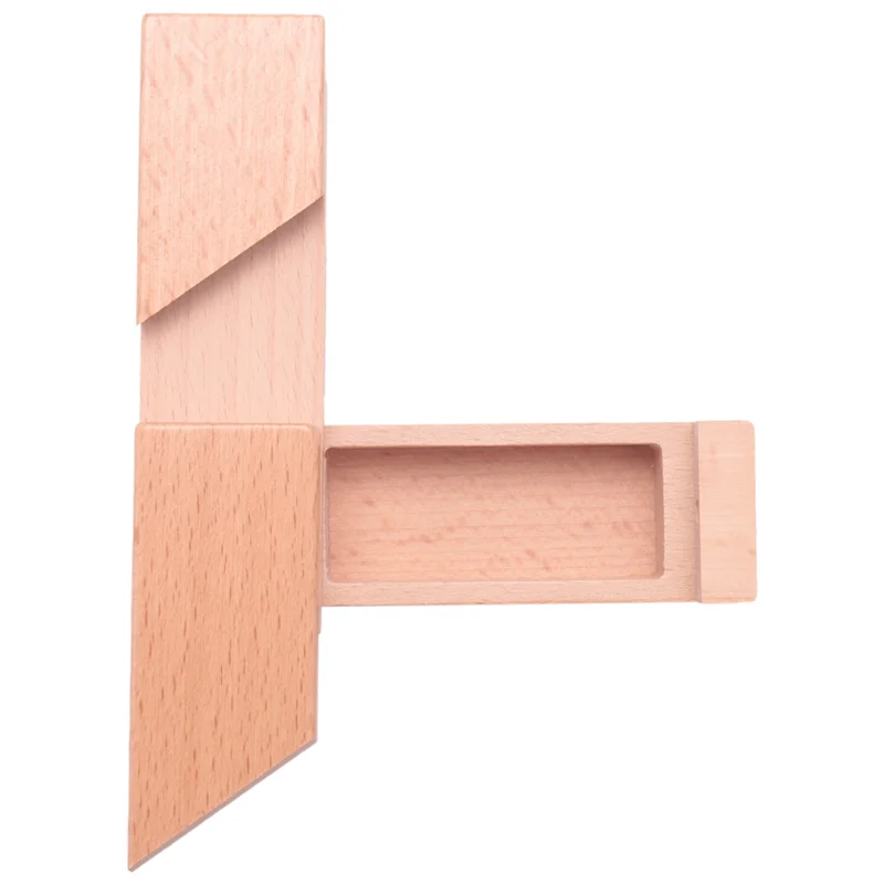 AINY-4X Rompicapo in legno con apertura segreta Scatola puzzle Scatola magica misteriosa Confezione regalo