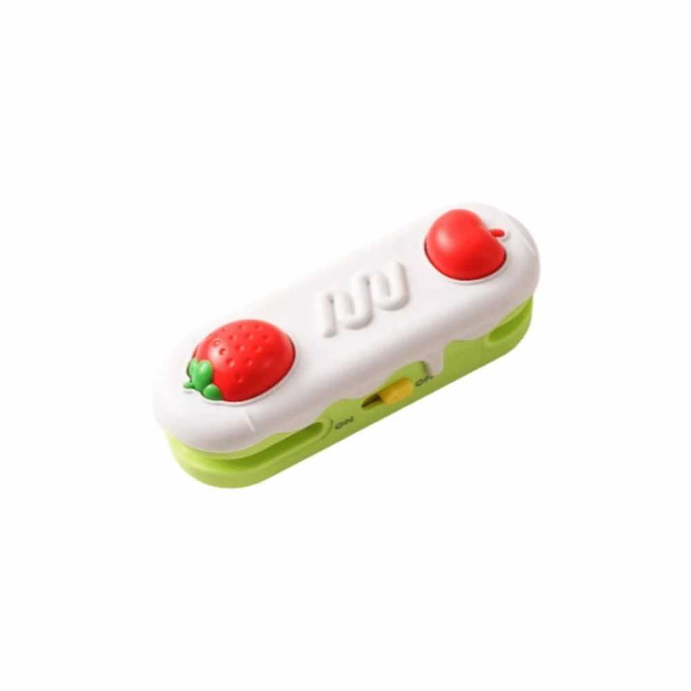 Rechargeable Mini Sealing Machine Handheld 2 in 1 Design Food Sealer Clip Bottom Magnet Seal Button Bag Sealer Plastic Bags