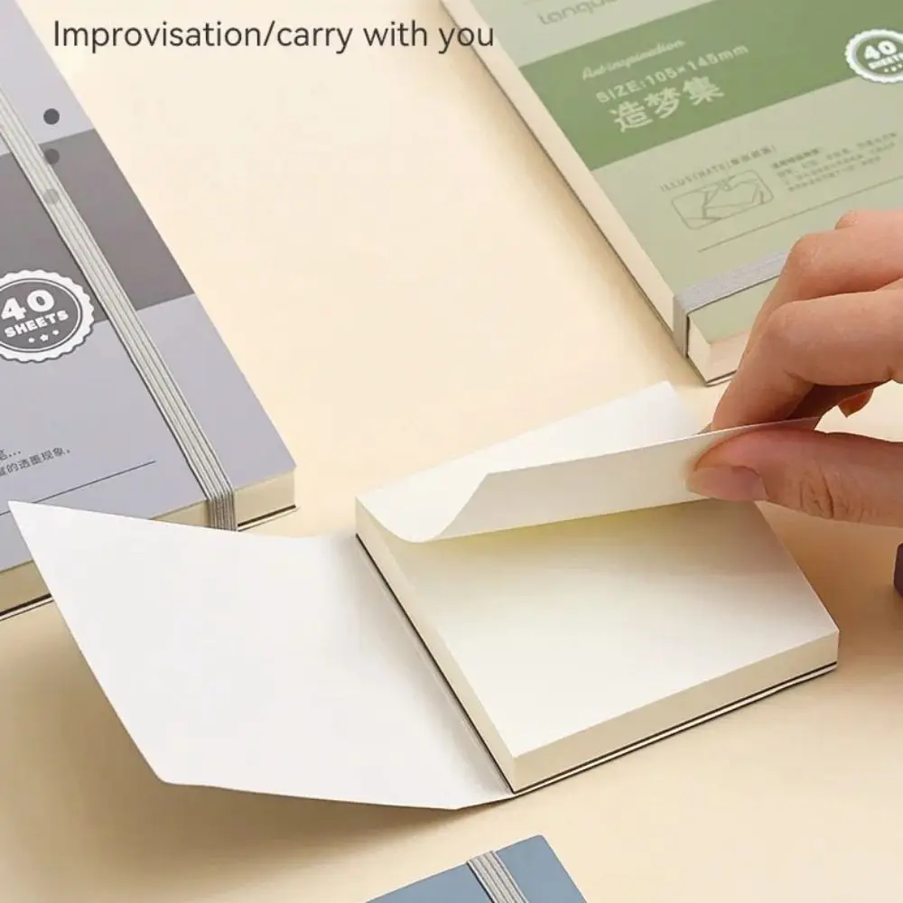 

Thick Paper Tearable Drawing Notebook Hardcover Classic Sketchbook Handbook Refillable Stationery Mini Drawing Book