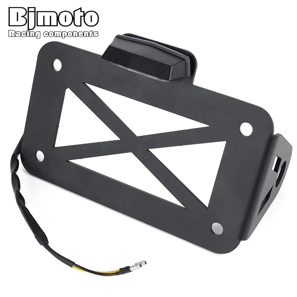 Motorcycle Alex Side Mount Licence Plate Frame for Harley Sportster Bobber Chopper Custom License Plates Bracket Holder