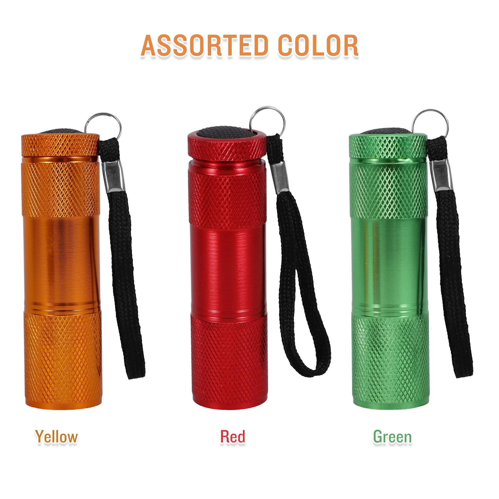 6Pcs LED Camping Flashlight Mini Outdoor Handheld -Resistant Portable Flashlights for Hiking and Travel Use