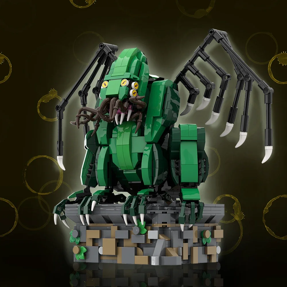 MOC Nowe Figurki Mitologiczne Wielki Cthulhu Brickheadzs Klocki Konstrukcyjne Powieści Kreatywność Zestawy Modelarskie Zabawki Klocki Dla Dzieci Prezent