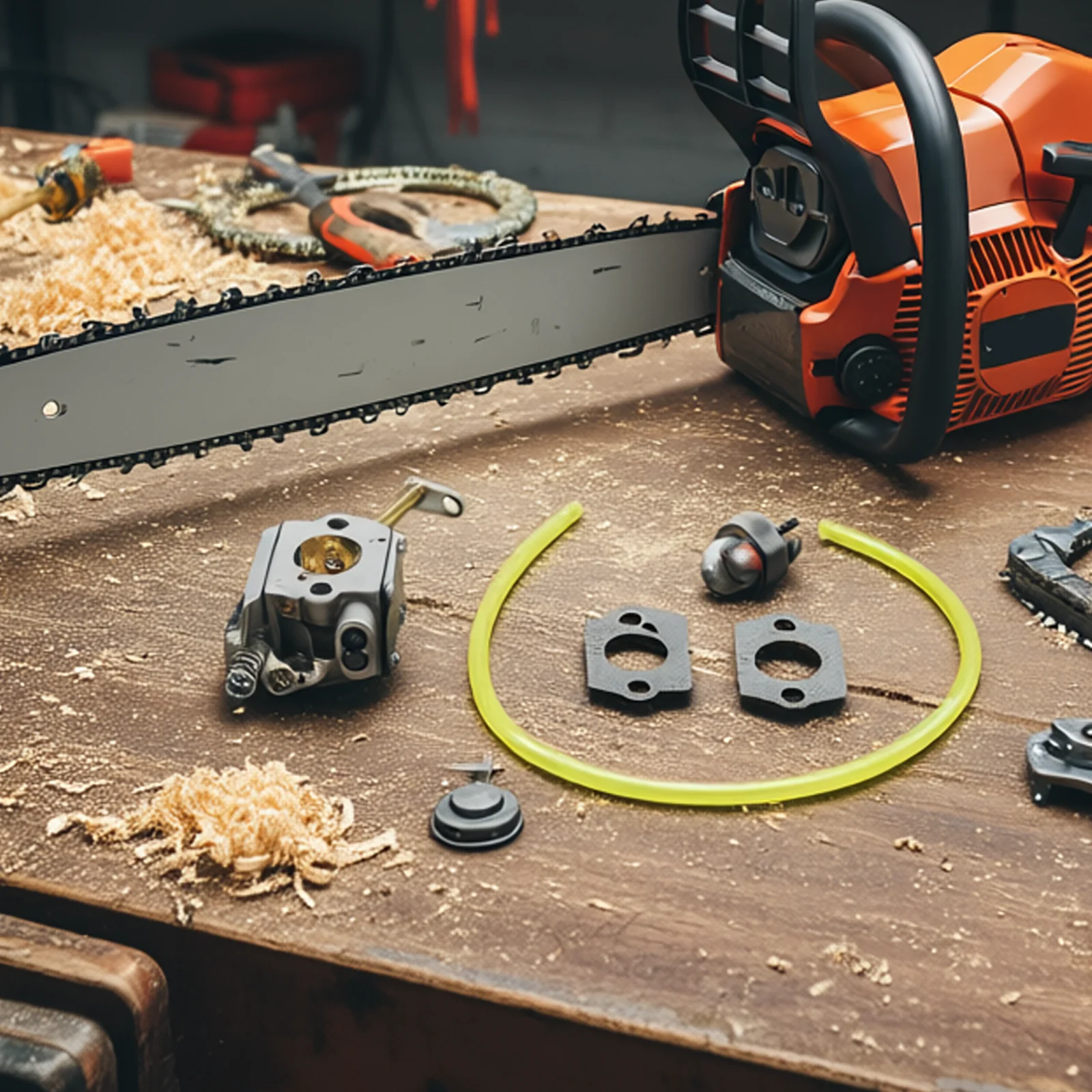 

For Chainsaw Repair Carburetor Kit Carburetor Kit For Chainsaw Engine As Picture Compatible With WT-673 Easy Installation