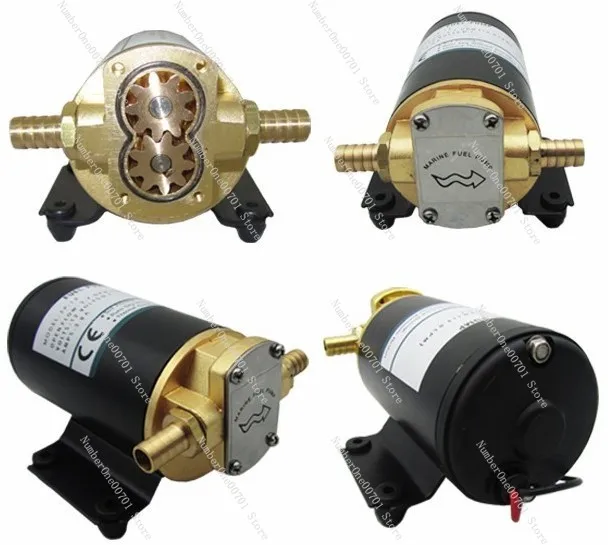 Oil Scavenge Pump Mount Turbo Rear Bronze 12V High Pressure Gear Pump