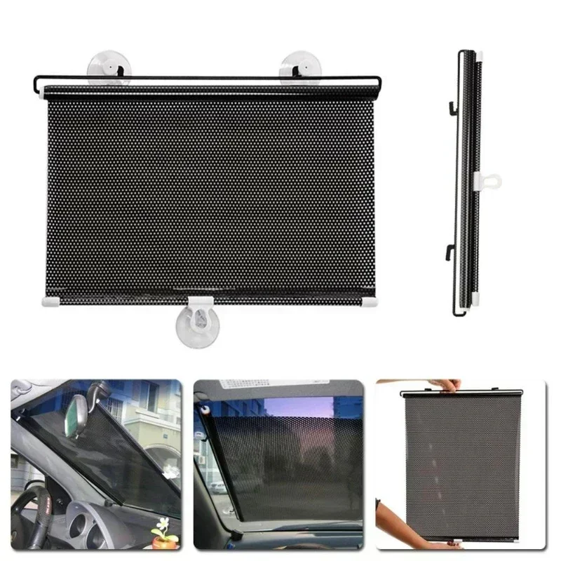 NEW Mesh Dot Home Glass Sunshade Sunshade Car Summer Insulated Roller Shutter Garden Car Sunshade Pergola