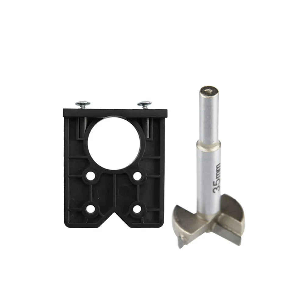 35mm Hinge Drilling Jig Guide Hinge Hole Drilling Guide Locator Woodworking Hole Opener Door Cabinet Accessories