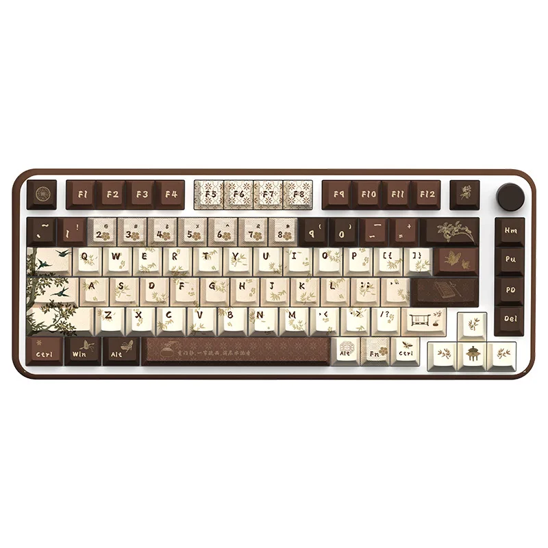 Dark fragrance, original theme keycap, original height, cute girl creative keyboard cap