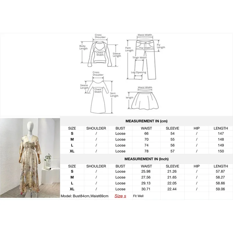 2024 Newest Luxury Silk High Quality Cross Straps Floral Print Graceful Backless Side Slits Women Midi Party Dress image 3