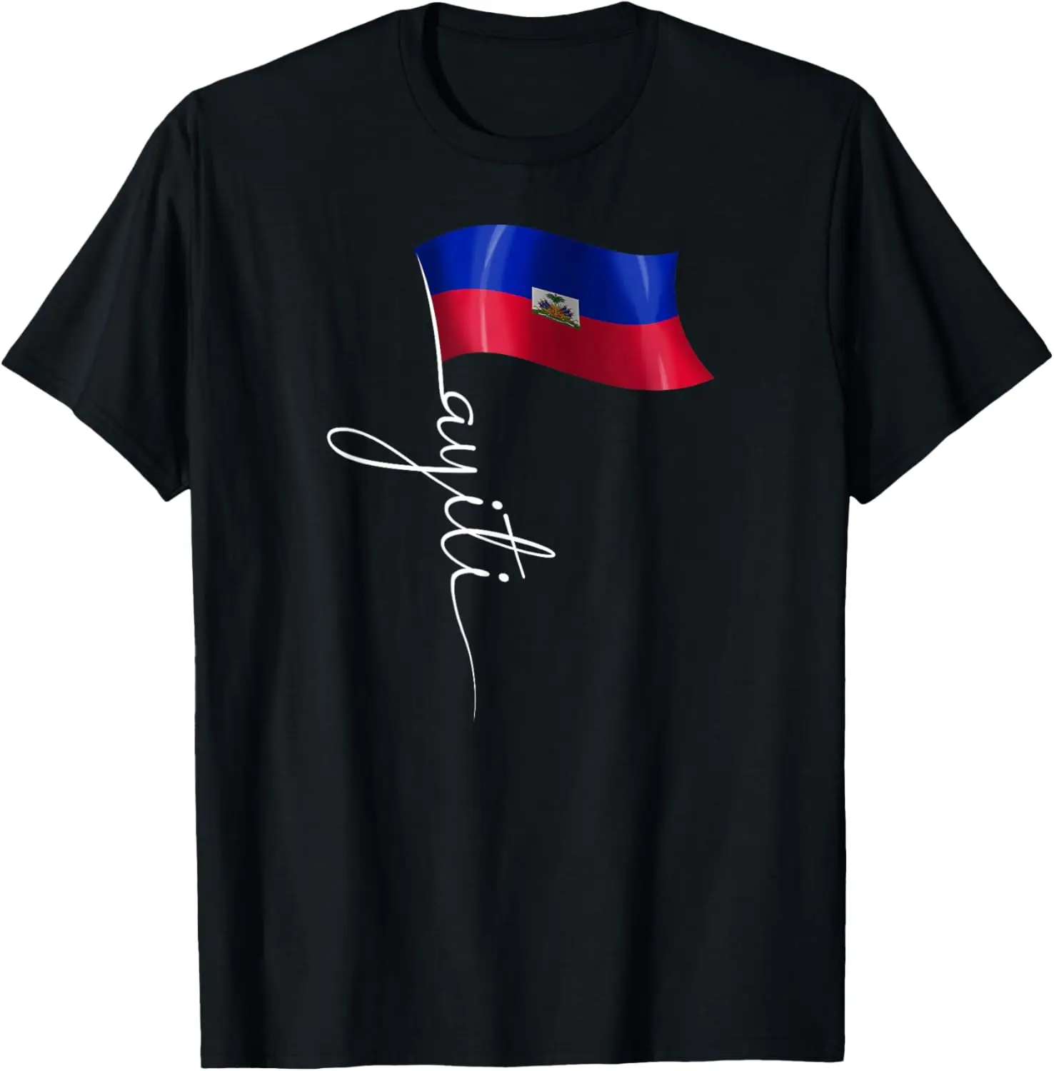 Haiti Haitian Country Flag Day Love Heart Proud Ayiti T-Shirt