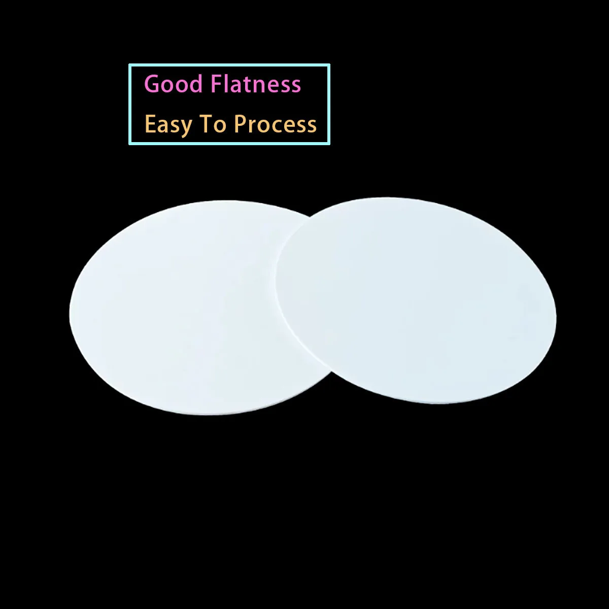 Customized Processing of White ABS Plastic Sheet with A Diameter of 20-300mm Plastic Thin Circular Plate and Circular Washer