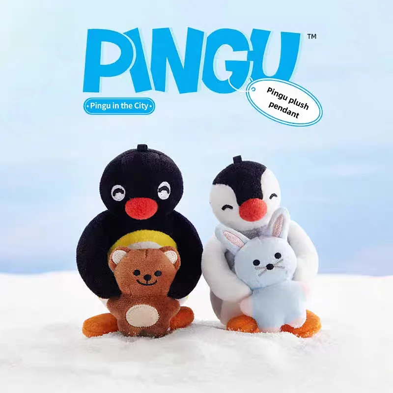 

Мультяшная плюшевая кукла Pingu, кулон, экран, компьютерный орнамент, украшение, сумка, подвеска, украшение для мальчиков и девочек, праздничные подарки
