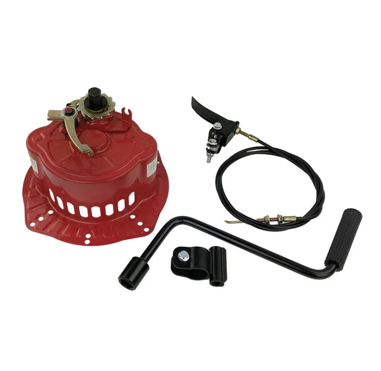Diesel Engine Starter Air-cooled Diesel Micro-tiller Accessories 173F 178F 186F 188 192F Hand-operated Pull-free Starter view 4