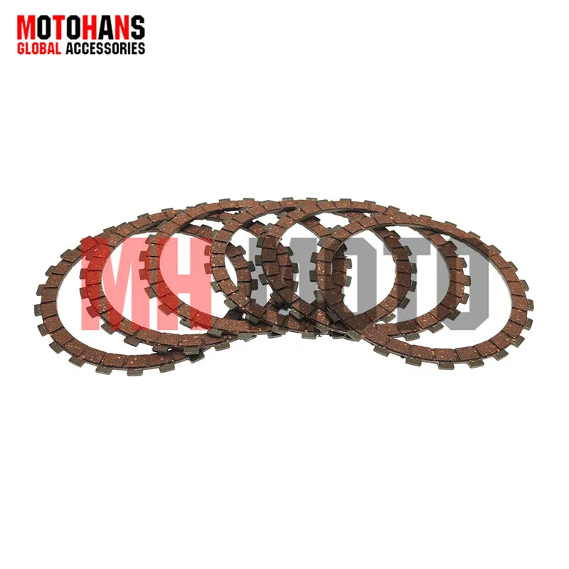 CLUTCH FRICTION PLATE 6PCS 24 TEETH MOTORCYCLE ACCESSORIES FOR BAJAJ PULSAR180 UG