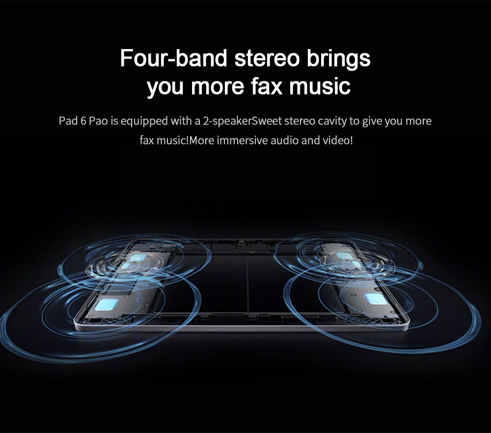 Original Tablet 10 Pro 10.1-inch HD Display 8GB+256GB Android 11 Face Unlocked 6000mAh Large-capacity Battery Snapdragon 860