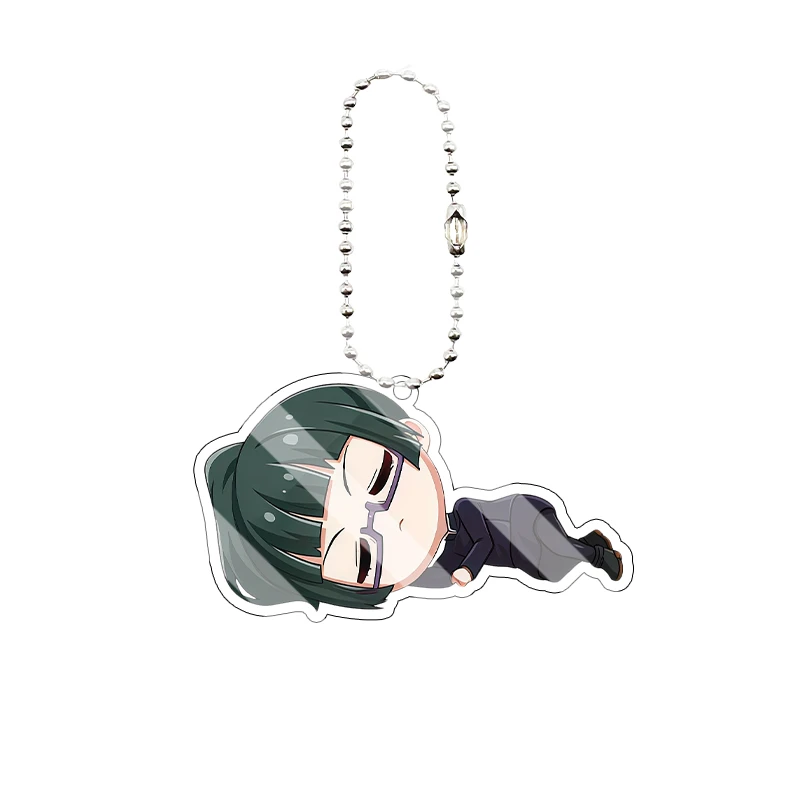 Anime Itadori Yuji Kugisaki Nobara Nanami Kento Gojo Satoru Character Cartoon Q Version Pendant Acrylic Keychain Key Ring Gifts view 6