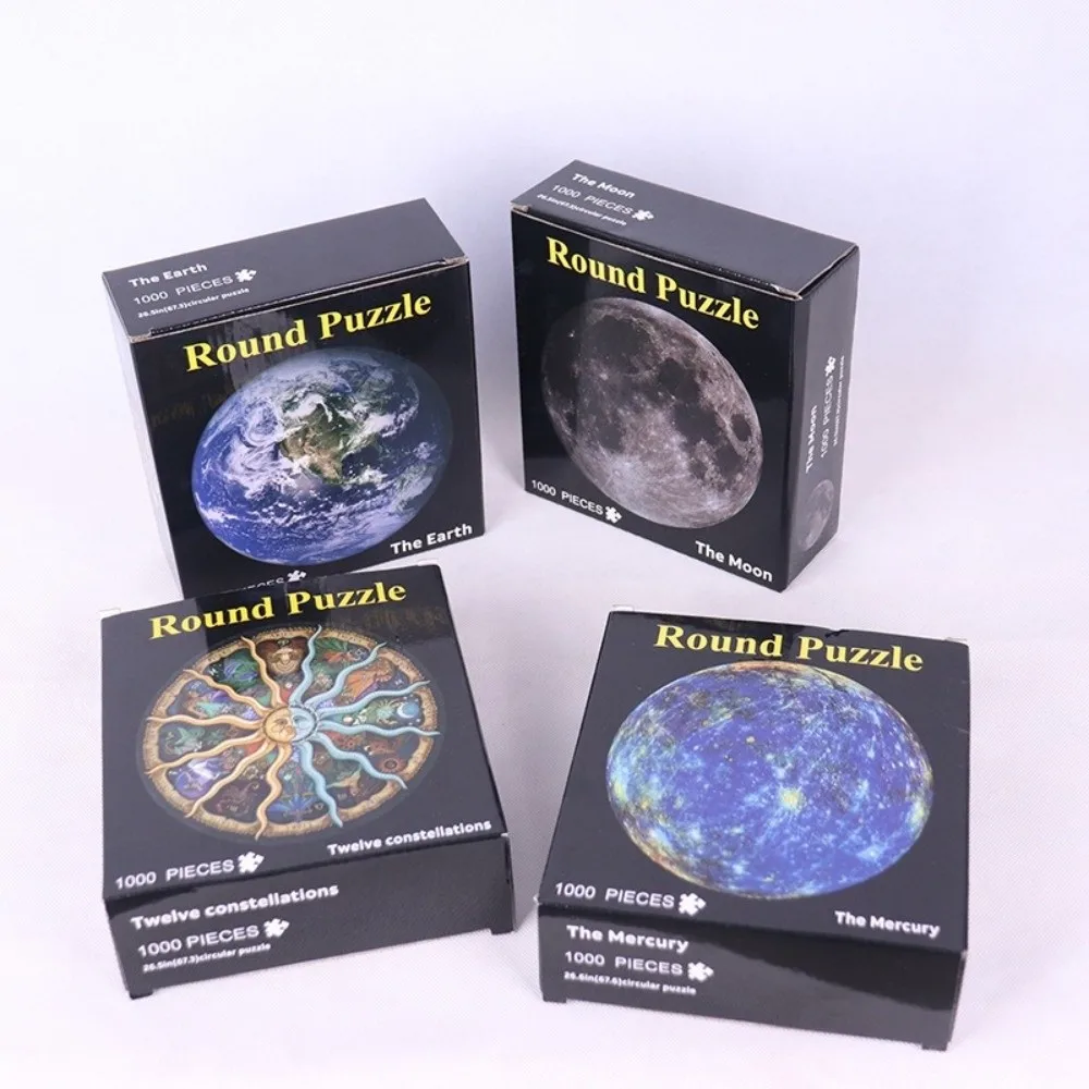 Starry Sky 1000 Pieces Space Moon Puzzle Challenging Educational Jigsaw Puzzle Creative Plane Puzzle For Adults view 4