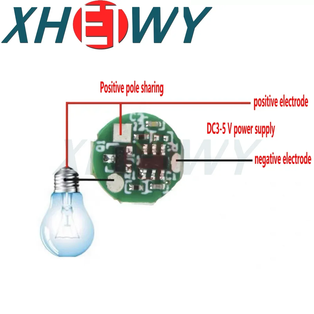 DC5V اللمس مفتاح مستشعر USB امدادات الطاقة 10 مللي متر مصغرة تيار مستمر الإبهام مصباح مرآة LED مرآة الجبهة مصباح اللمس وحدة تبديل