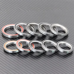 Bike Headset Bearings Steel Silver 1.5 1 1/8inch 45/36 Angle Bicycle Part 38/39/41/44/49/52mm MTB Road Bicycle Accesseries