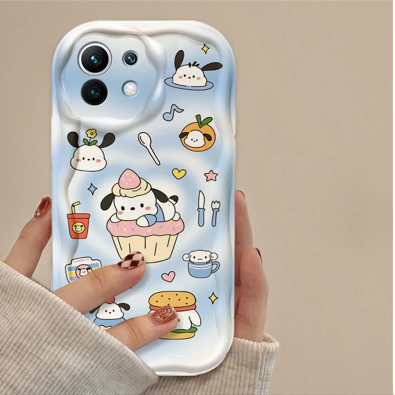 سانريو ميلودي كورومي حافظة متموجة لهاتف شاومي POCO X7 X6 X5 X3 NFC F7 Ultra F6 F5 Pro F4 F3 GT M5S C65 C75 M3 M4 M5S M6 M7 Pro 4G 5G