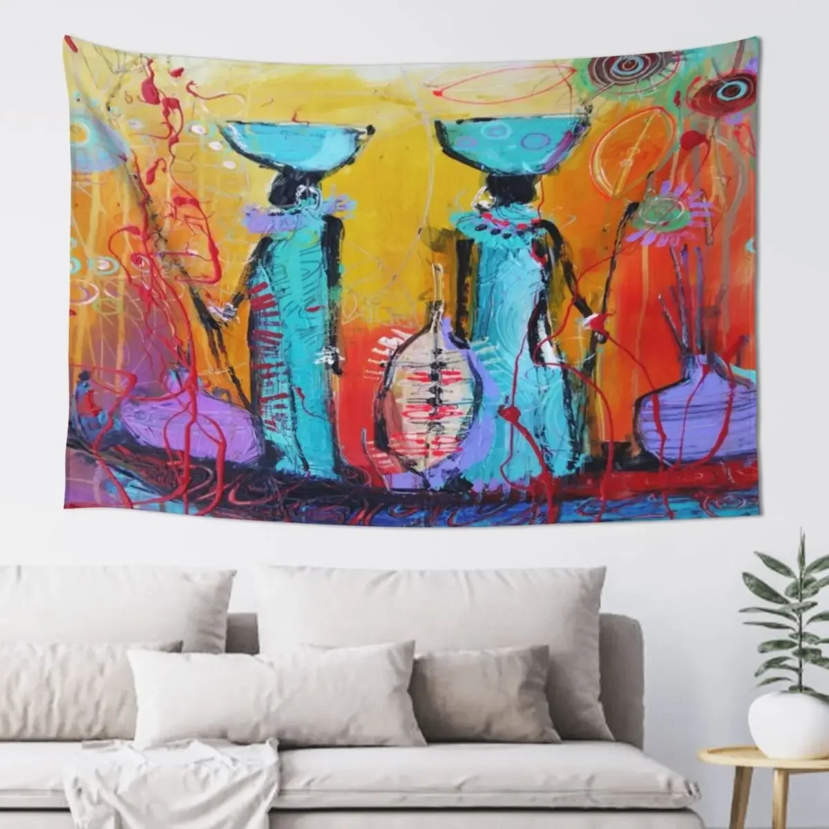 

African Print Tapestry Home Decorations Room Decor Aesthetic Decor For Room Wall Coverings Tapestry