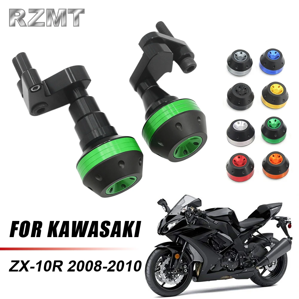 

Для Kawasaki ZX-10R 2008-2010 мотоцикла, задняя передняя ось, вилка, слайдер, аксессуары для мотоциклов, защита слайдера