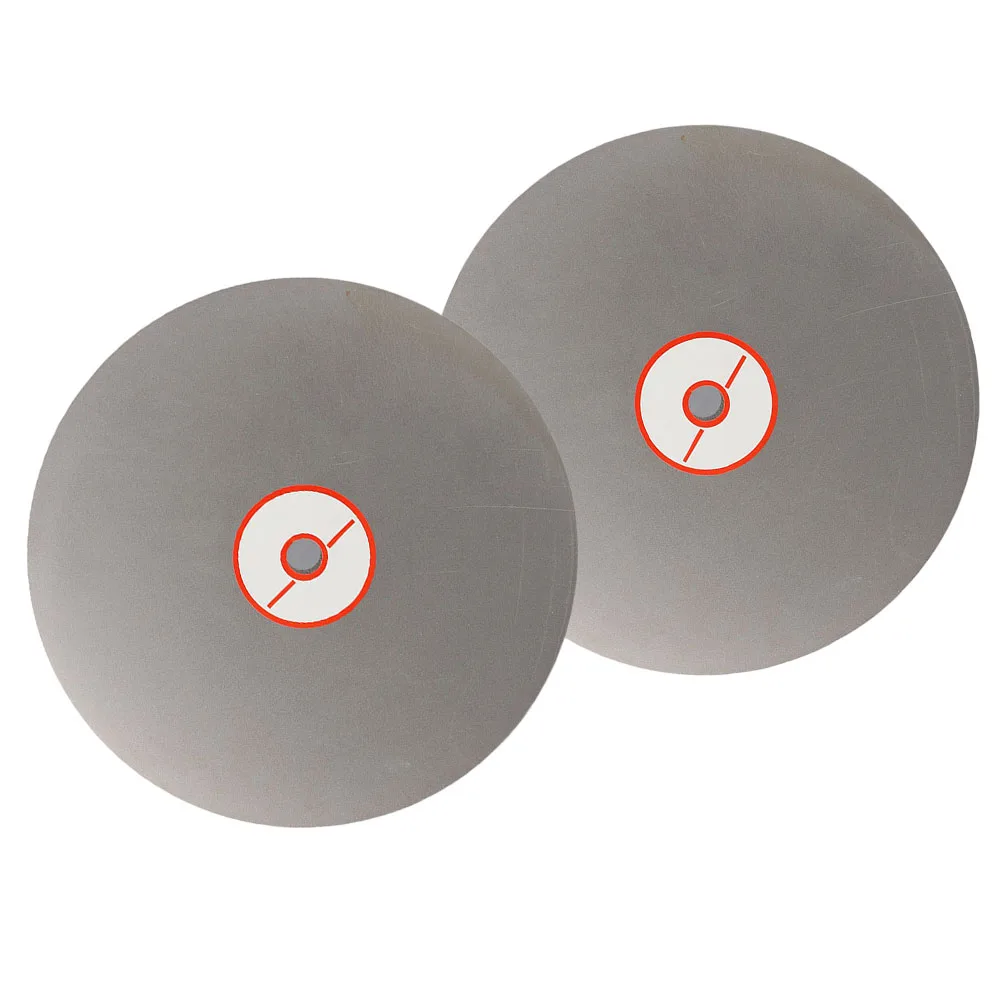 

2pcs 8" Inch 200mm Diamond Coated Lapping Disc Grit 240-3000 Flat Lap Wheel Abrasive Grinding Disc For Jade Glass Lapping Tool