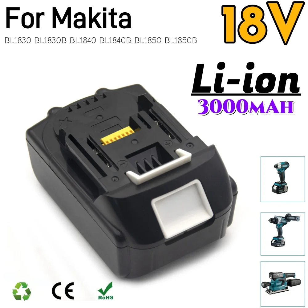 

New BL1830 18V 3.0AH Lithium-ion Protection Board Replacement Compatible for Makita-Cordless Power Tools Series with LED Indic