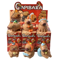 6Pcs/Set Blind Box Capybara Animals Figure Model Doll Collection Decoration Toy For Children's Gift