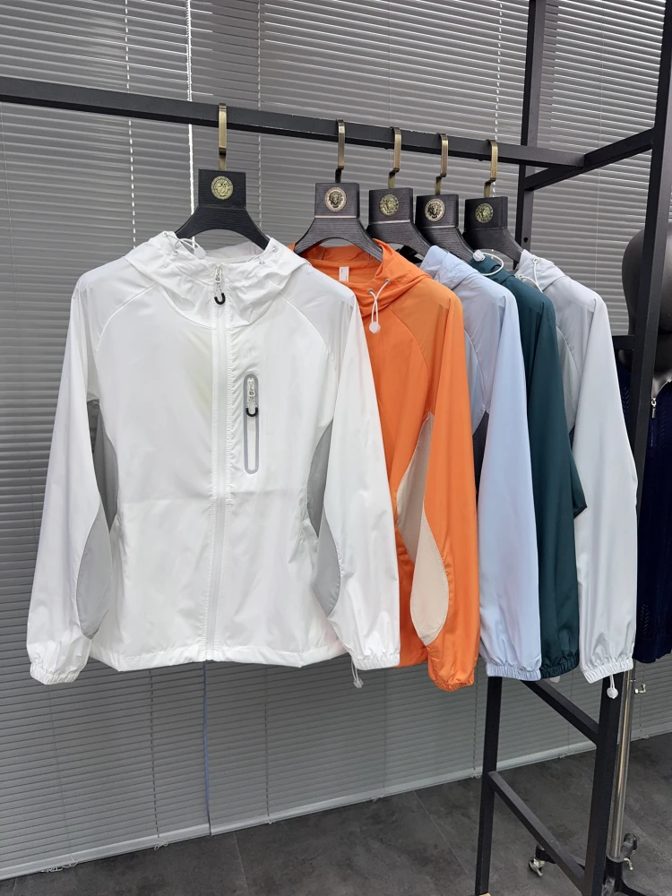 

Svip Haome Cool Feeling UPF50 Sun Protection Clothing Men's Lightweight Breathable Skin irt Jaet Outdoor Hat Splice