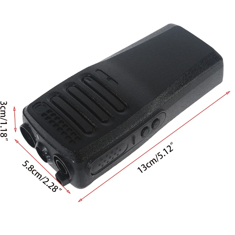 Carcasa de repuesto para walkie-talkie de Radio Motorola XIR DP1400 P3688 DEP450 DEP-450 con botones canal Dropship