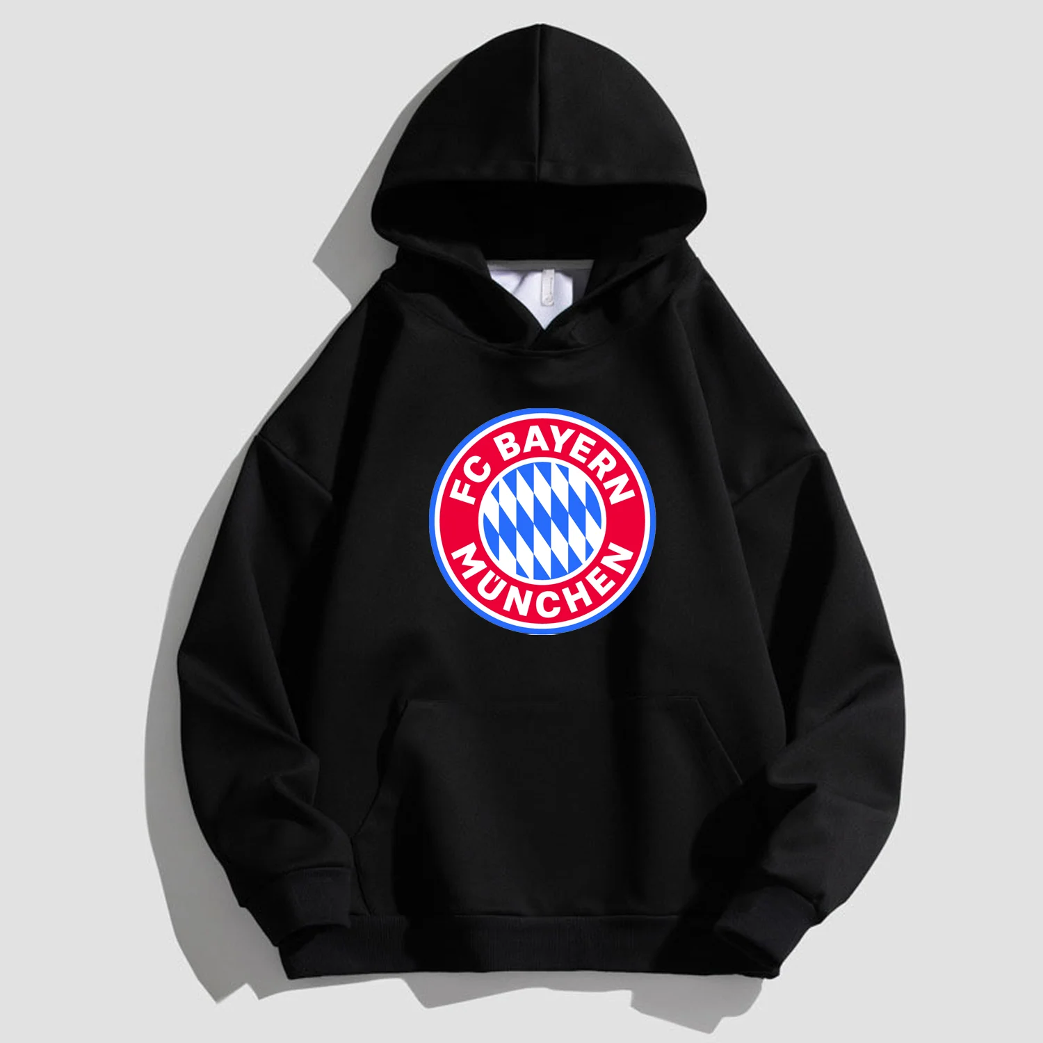 Bayern Munich FC 2024 Newest Edition Badge Print Vintage Hoodie-460 Of Grams Heavy Cotton! Latest Hip Hop Men's Women's Tops