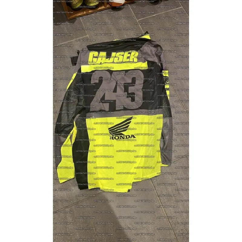 

HONDA New Hunter GAJSER #243 SMX 450 Champion jersey Men Women Motocross Breathable Speed Drying Sweatshirt Speed Drop T-shirt
