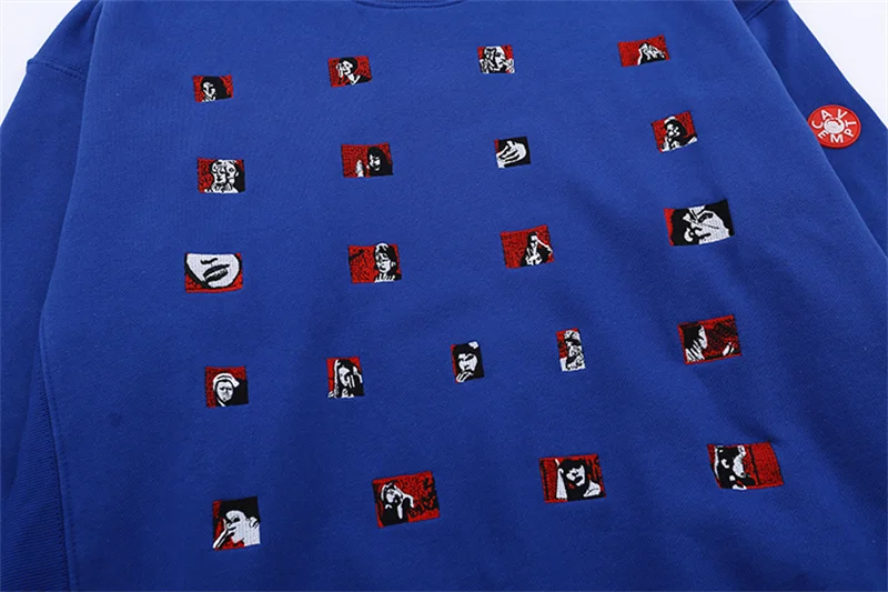 Small Patterned Long Sleeved Pullover Cavempt Sweatshirt Harajuku Style Men Women Round Neck C.E Hoody