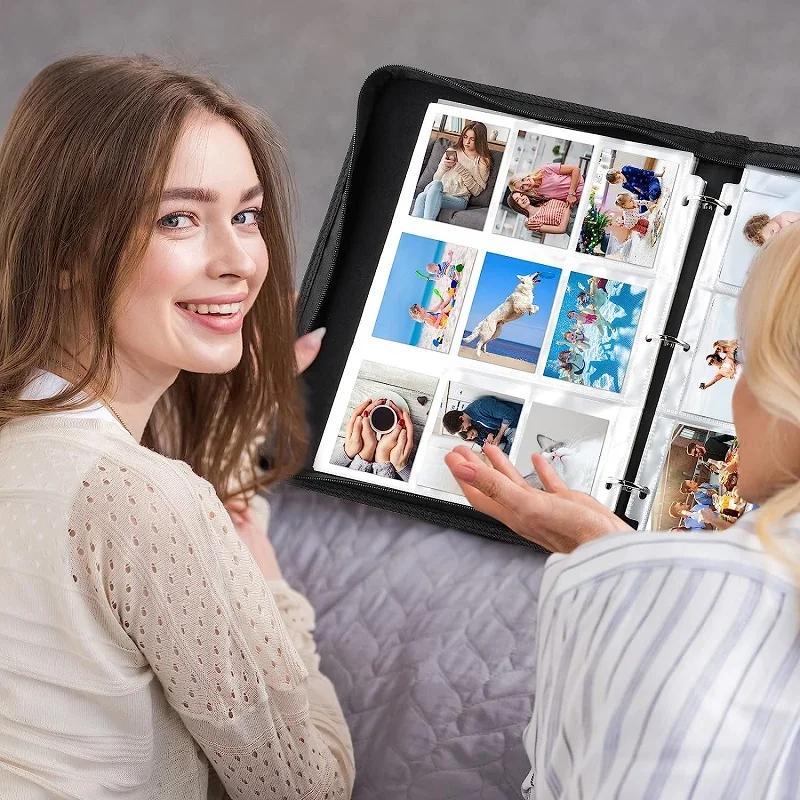 900 Pockets Trading Card Collector Holder Cards Binder Portable Storage Case Suitable for Game Cards Baseball Football Cards