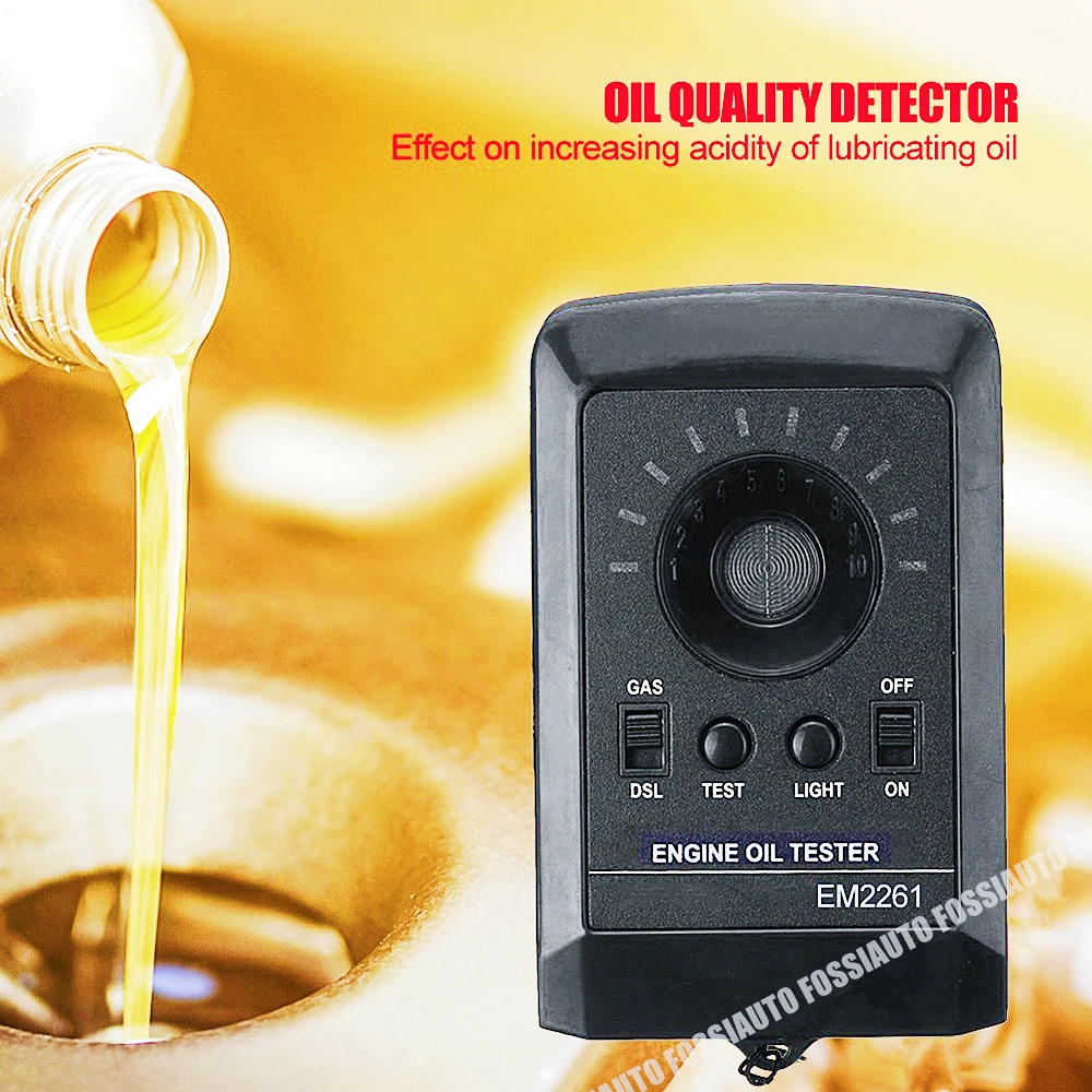 

EM2261 Gas Diesel Analyzer 12V LED Digital Automobile Car Oil Quality Tester OTO300 Vehicle Motor Engine Oil Quality Detector