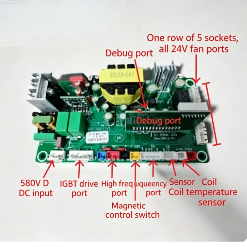 Commercial Induction Cooker Power Module With Aluminum Heat Sink For High Wattage Kitchen Equipment Maintenance