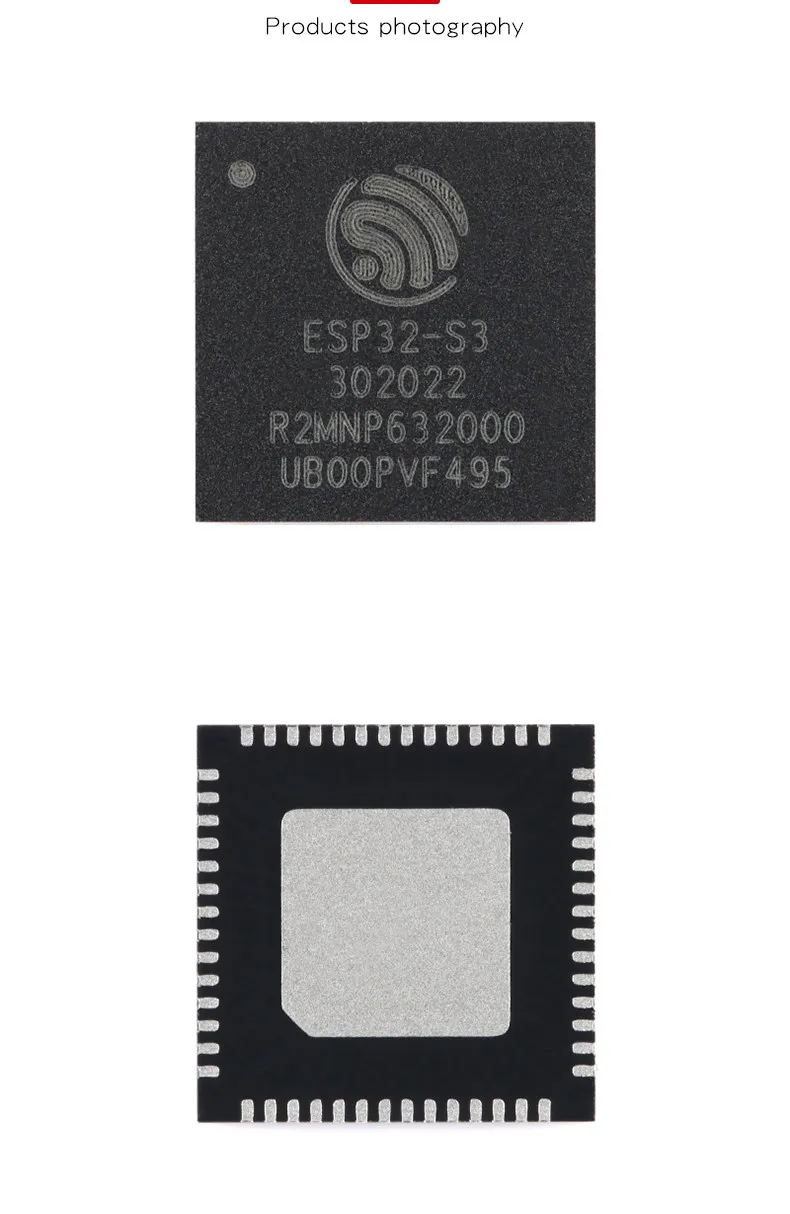 2pcs ESP32-S3R2 ESP32 Wi-Fi Dual-Core 32-bit MCU Chip QFN-56 2MB PSRAM For IoT Embedded Brand New and Original