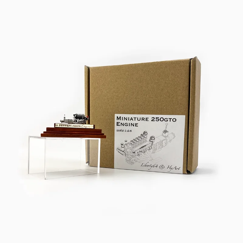 El modelo de motor Liberty Diecast escala 1/64 Ferrari 250 es adecuado para la exhibición de colección de modelos de motor de simulación de coche Ferrari