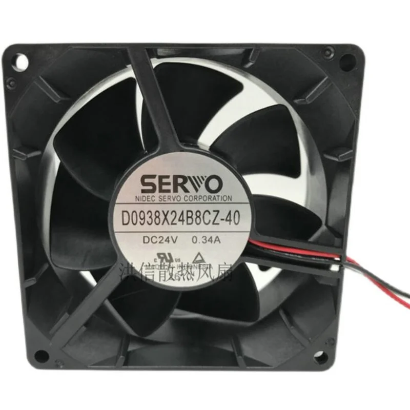 

D0938X24B8CZ-40 24V 0.34A 9CM 9038 Two-wire inverter cooling fan