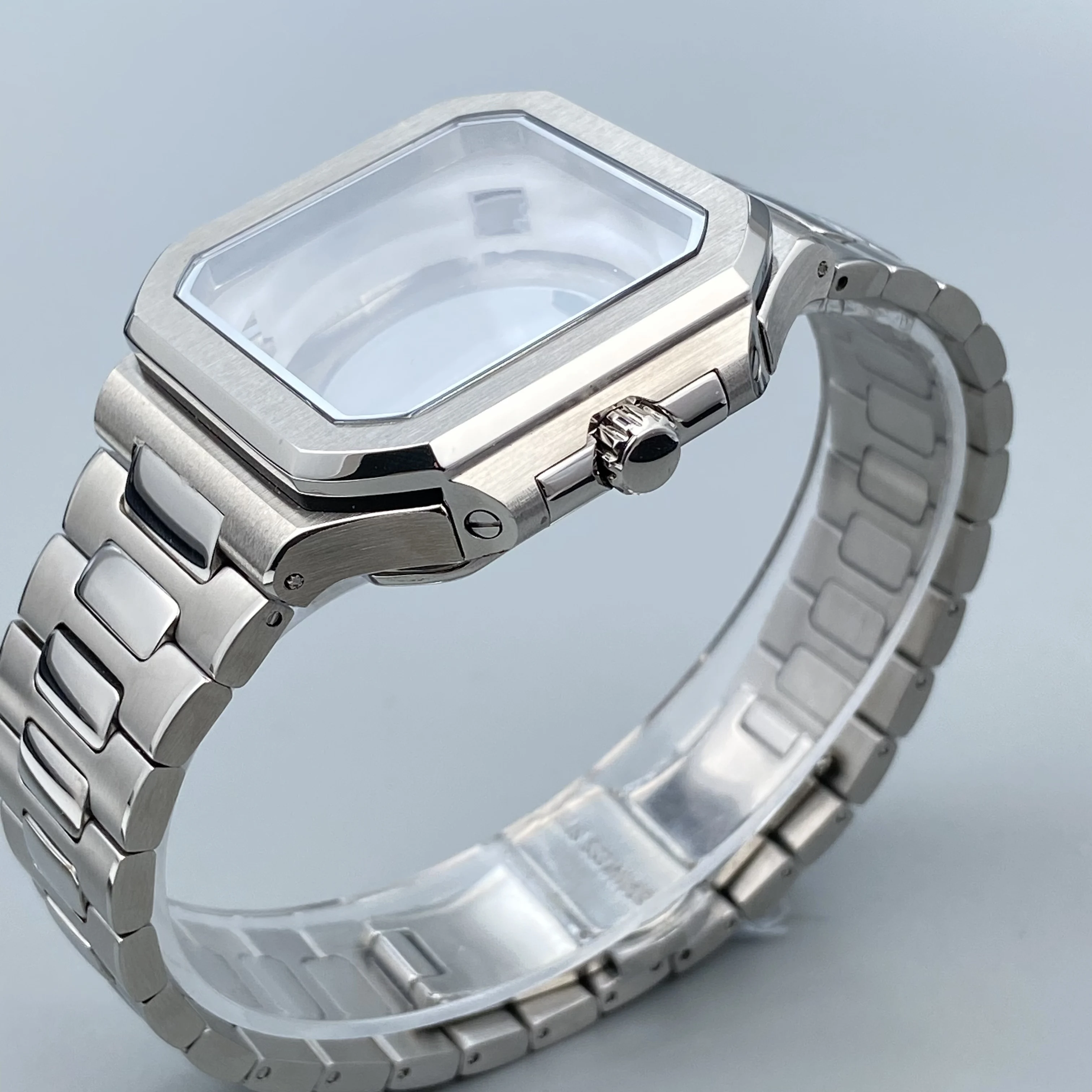 37,5 mm kwadratowa koperta zegarka ze stali nierdzewnej na tarczę 29,5 mm dla Seiko NH35 NH36 akcesoria ruchy dla części CUBITUS wymiana