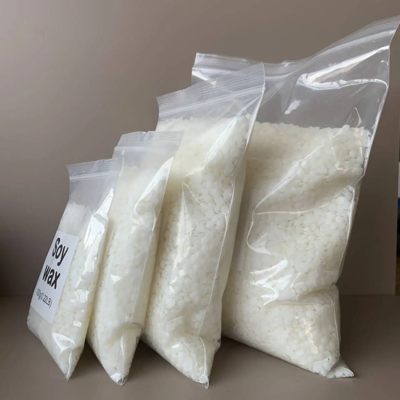 50g-1000g 100% Natürliches Sojawachs-Paraffin-Material Vorgefertigte Sojawachs-Kerne Natürliche Sojawachs-Blöcke für Selbstgemachte Kerzen Hohe Qualität – Detail 8