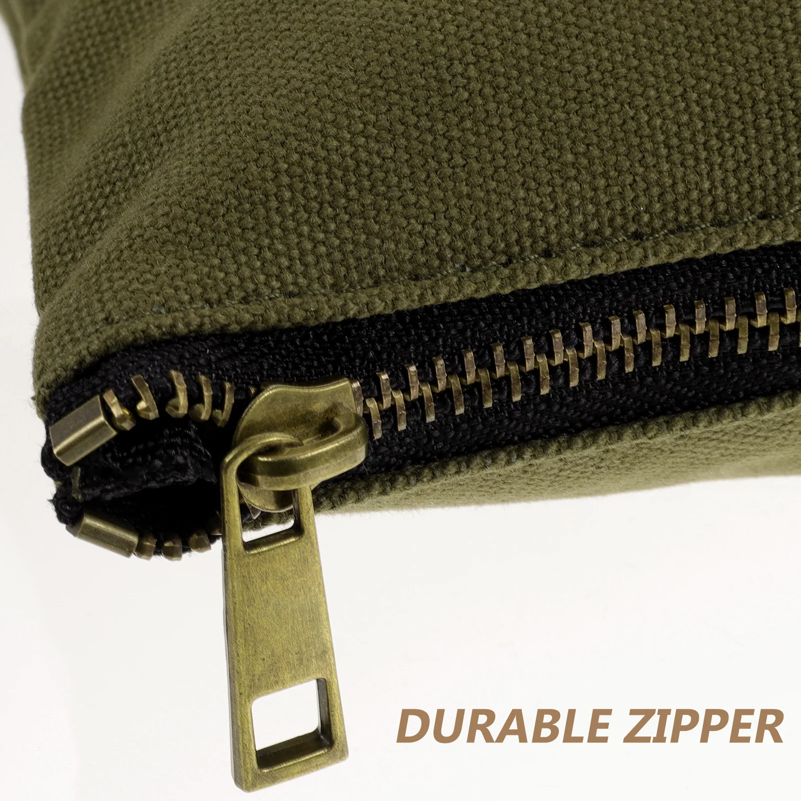 

Heavy Duty Canvas For Electricians Small Zipper Storage Bag Work Pouch Builder Engineer Construction Tool Bag Organizer Utility